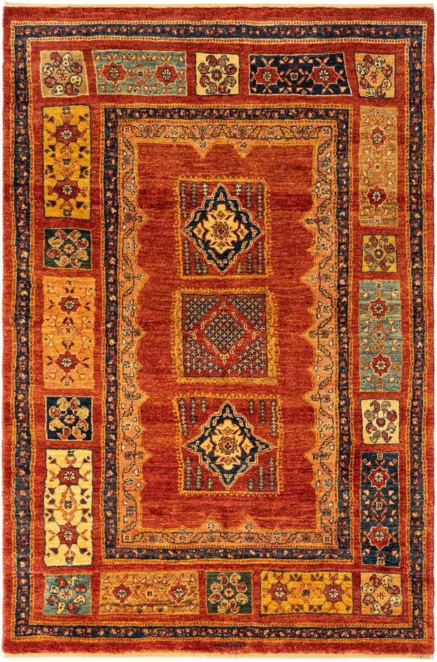 Detail image of 3' 7 x 5' 4 Kashkuli Wool Rug