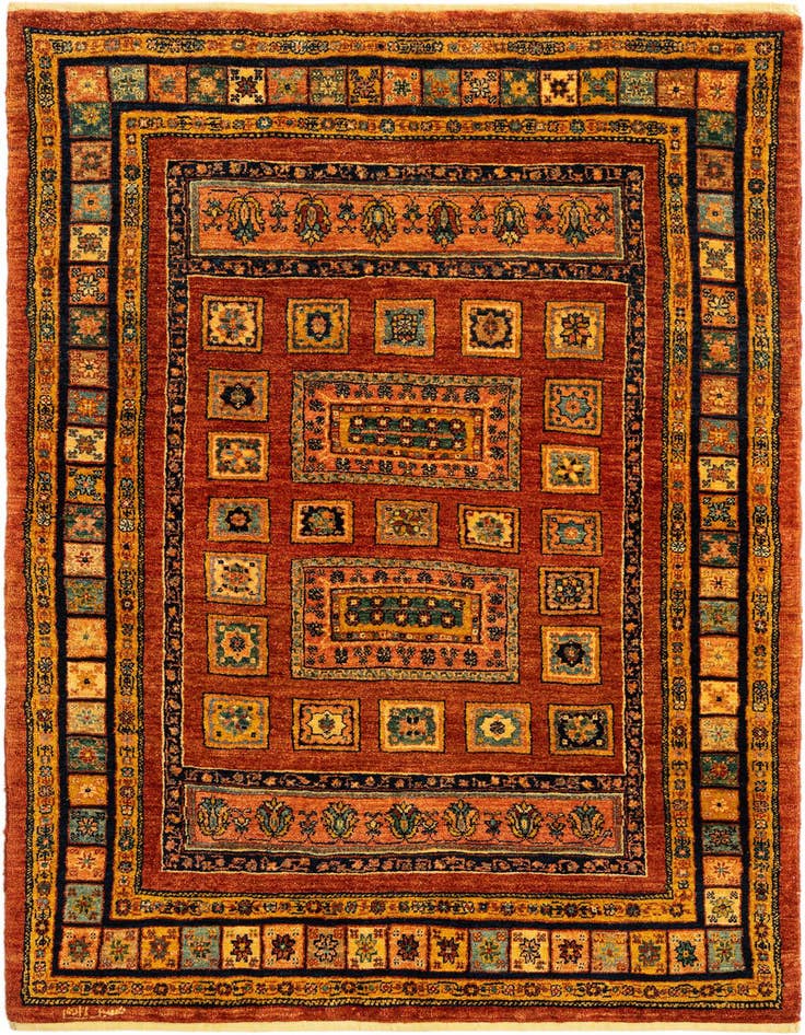 Detail image of 3' 7 x 5' 2 Kashkuli Wool Rug