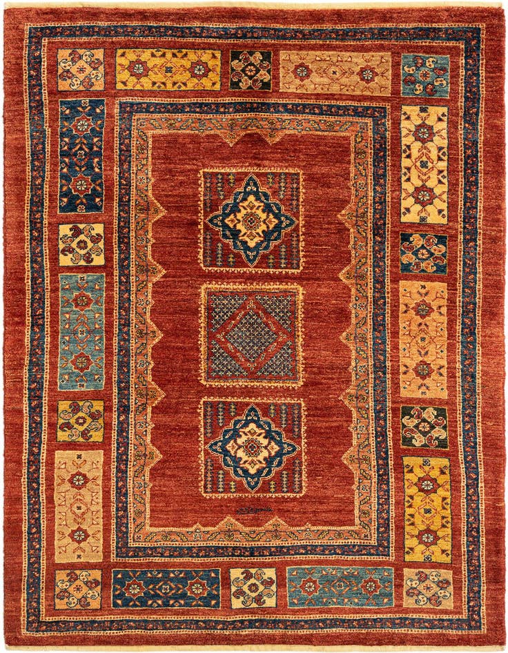 Detail image of 3' 7 x 5' 7 Kashkuli Wool Rug