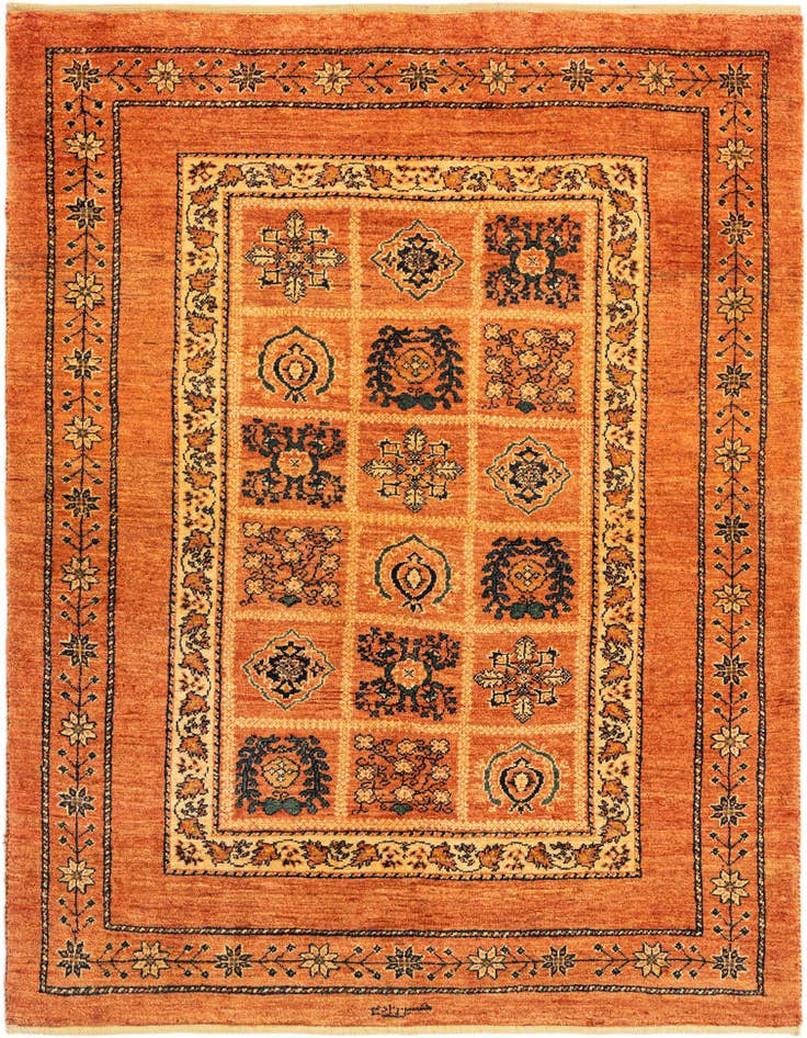 Detail image of 3' 7 x 4' 8 Kashkuli Wool Rug
