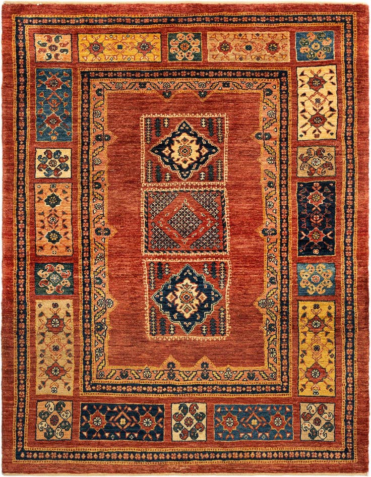 Detail image of 3' 7 x 5' 5 Kashkuli Wool Rug