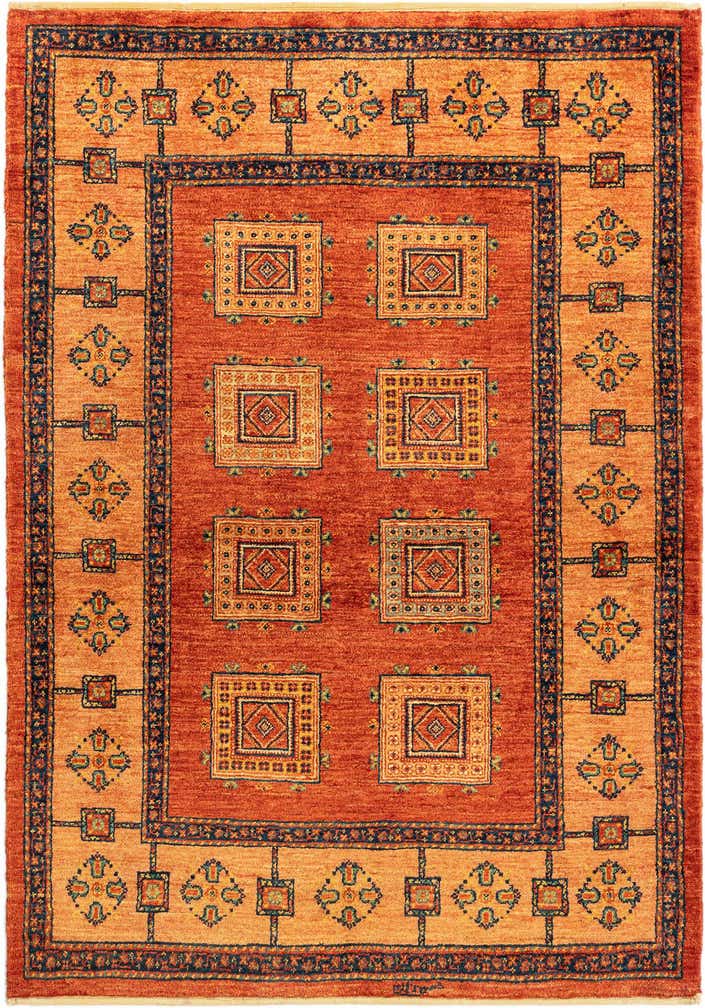3' 7 x 5' 2 Kashkuli Wool Rug