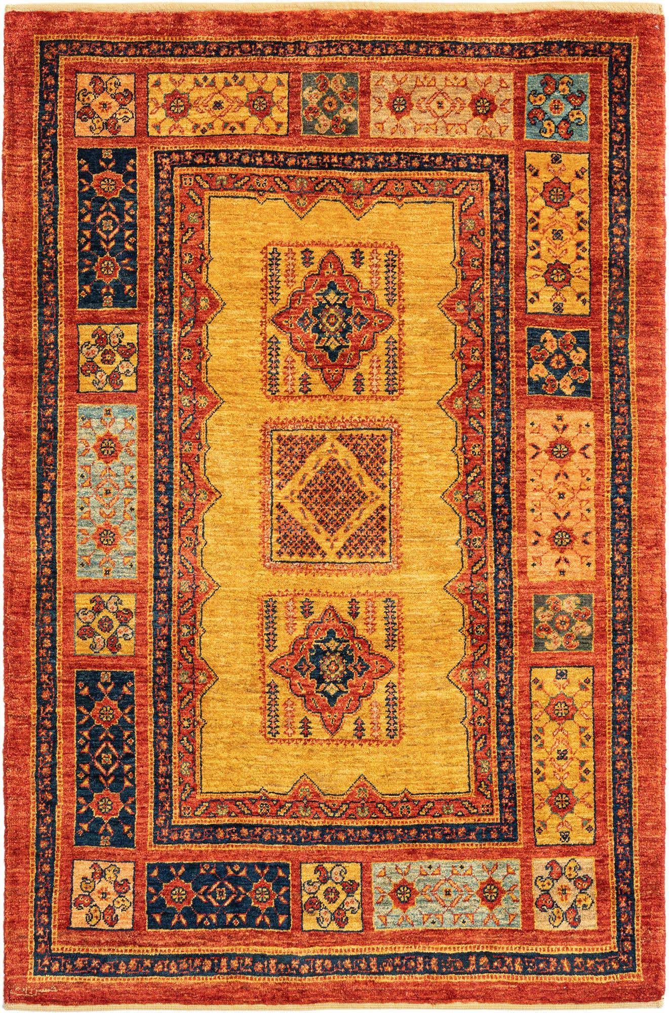 3' 7 x 5' 5 Kashkuli Wool Rug