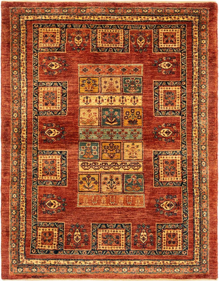 Detail image of 3' 7 x 5' 9 Kashkuli Wool Rug