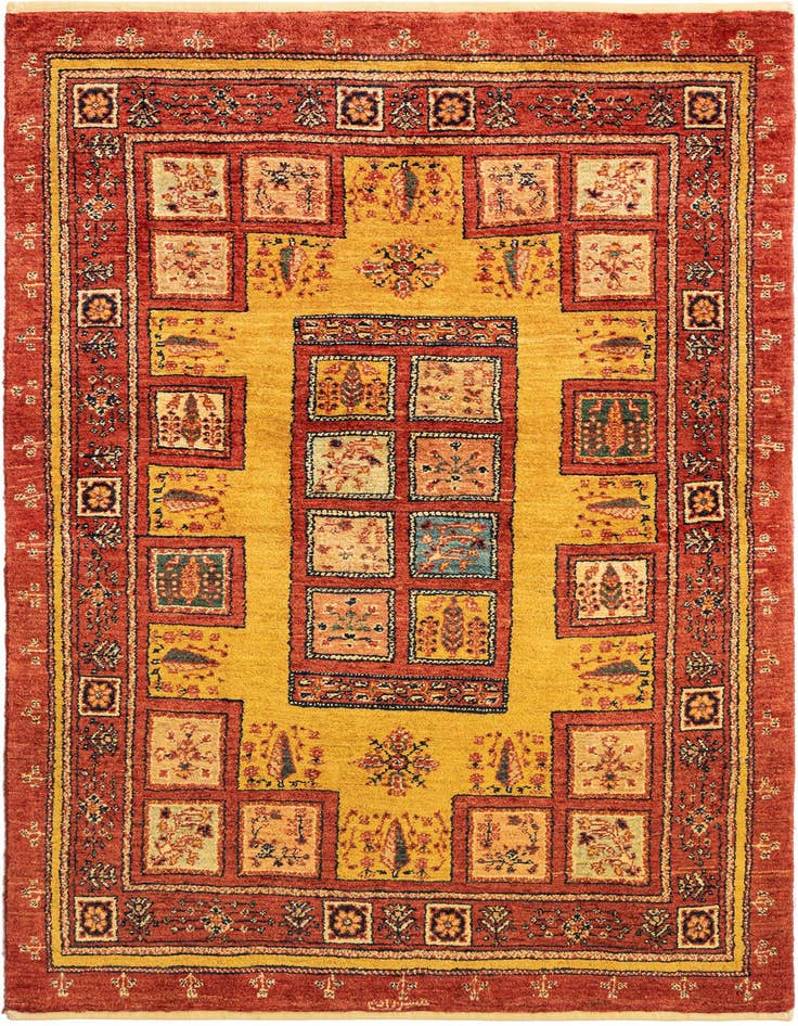 Detail image of 3' 3 x 5' 3 Kashkuli Wool Rug
