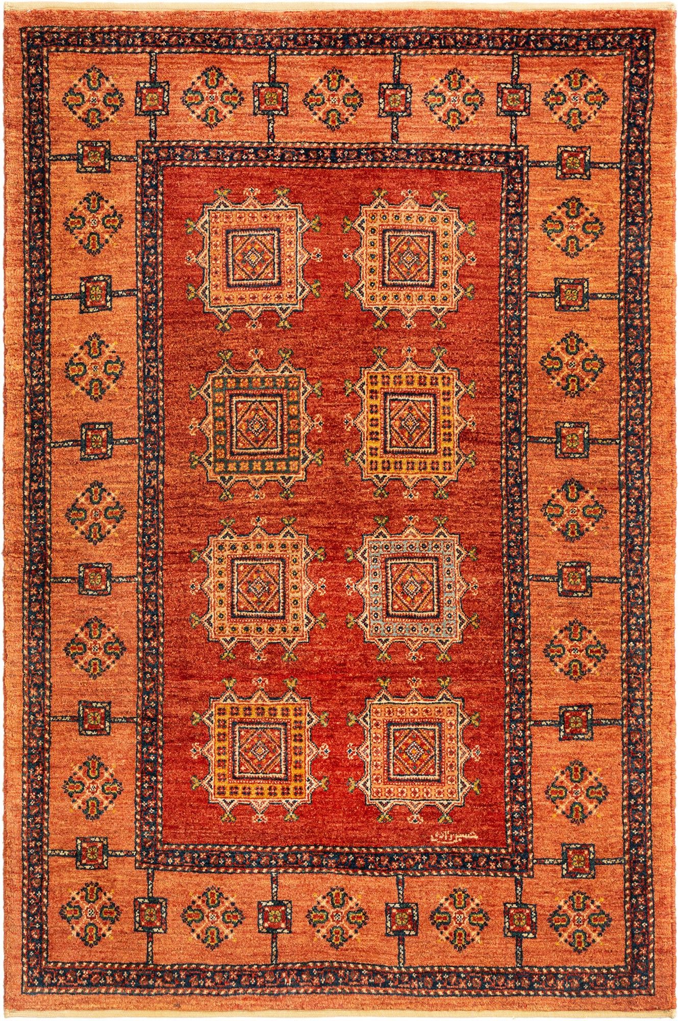 3' 7 x 5' 4 Kashkuli Wool Rug