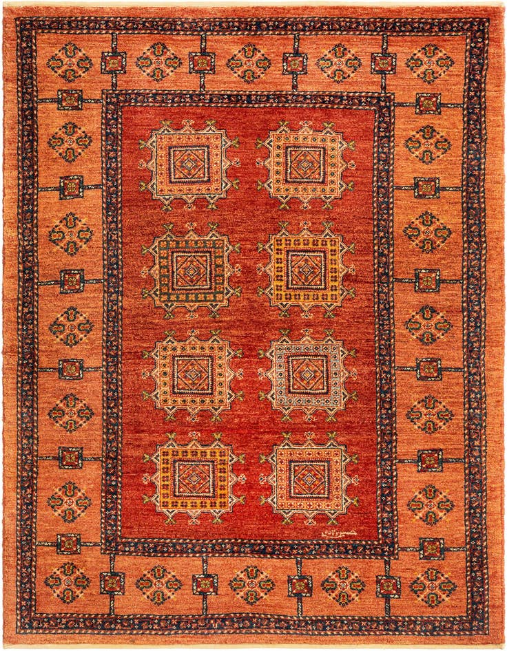 Detail image of 3' 7 x 5' 4 Kashkuli Wool Rug