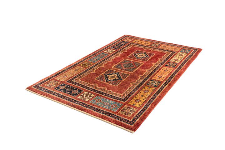 3' 6 x 5' 5 Kashkuli Wool Rug