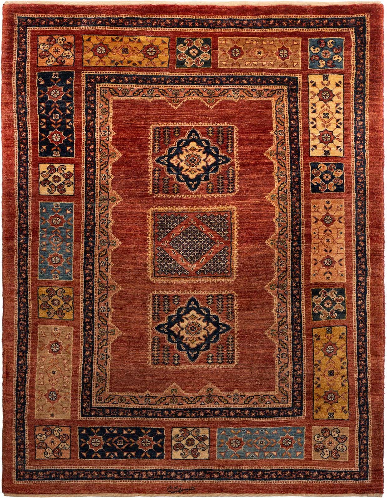 3' 6 x 5' 5 Kashkuli Wool Rug