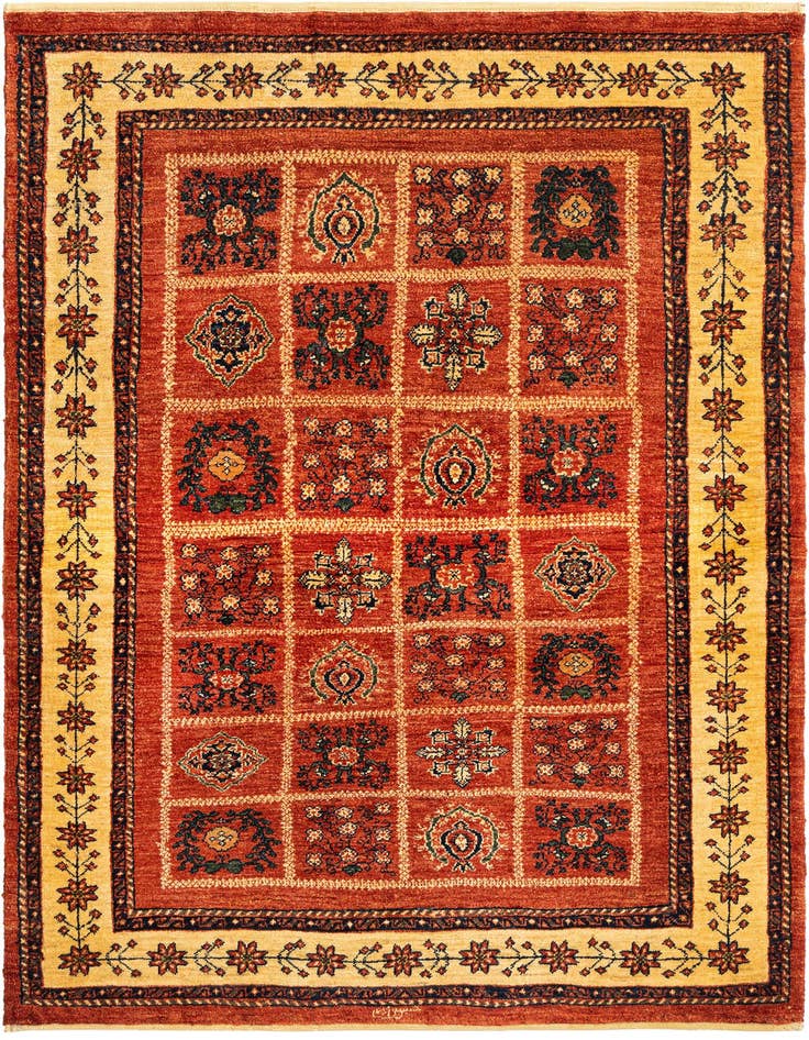 Detail image of 3' 8 x 5' 2 Kashkuli Wool Rug