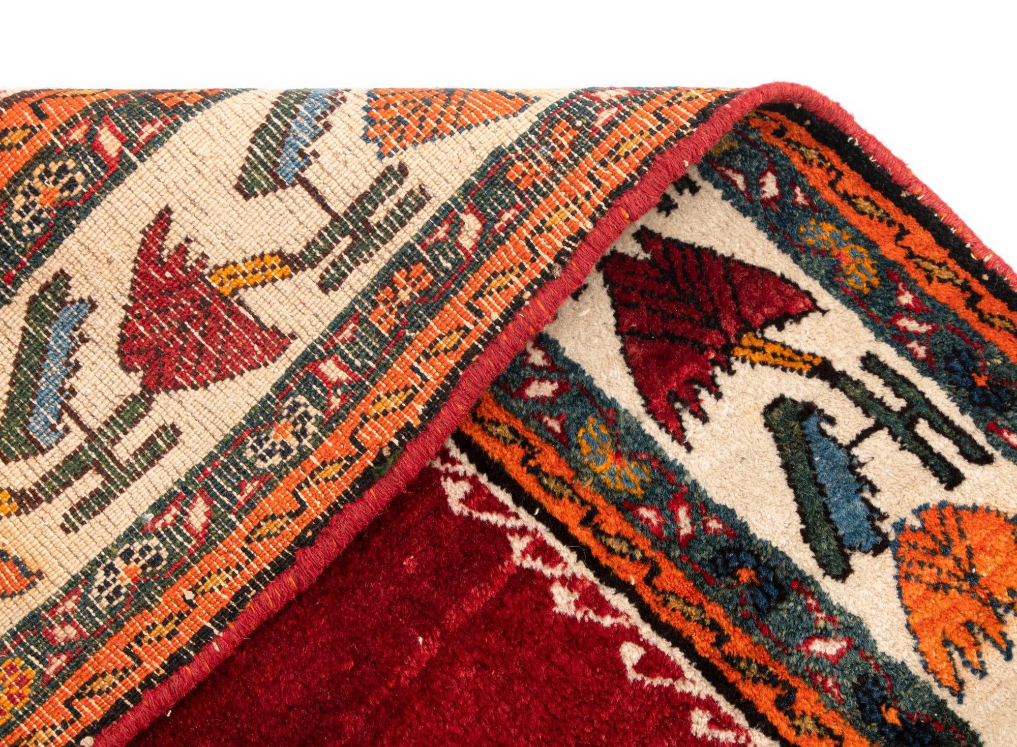 4' 8 x 7' 3 Kashkuli Wool Rug