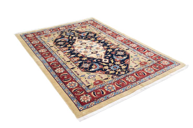 Detail image of 5' 1 x 7' Hand Knotted Kashkuli Persian Rug