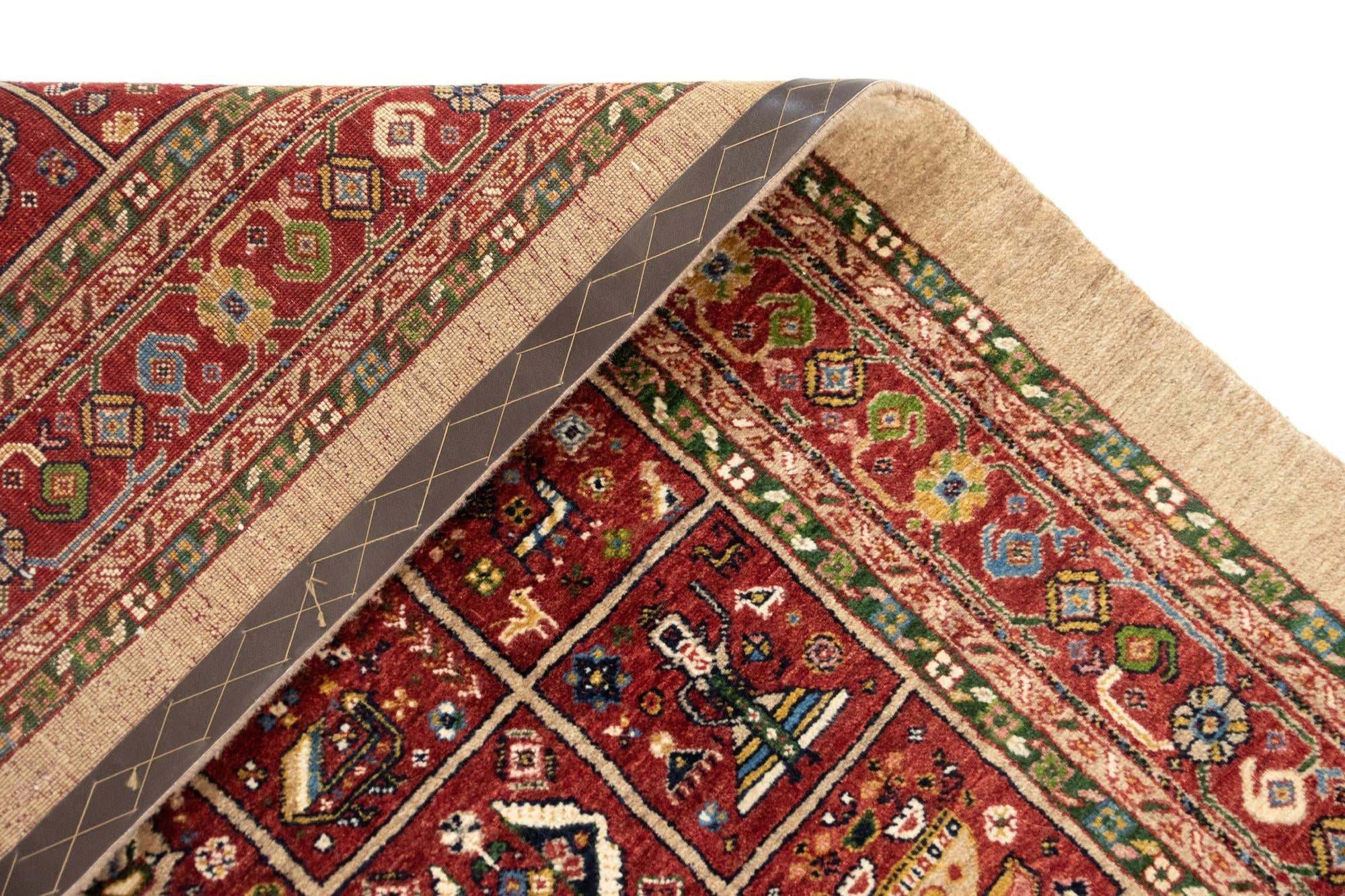4' 7 x 6' 10 Hand Knotted Kashkuli Persian Rug