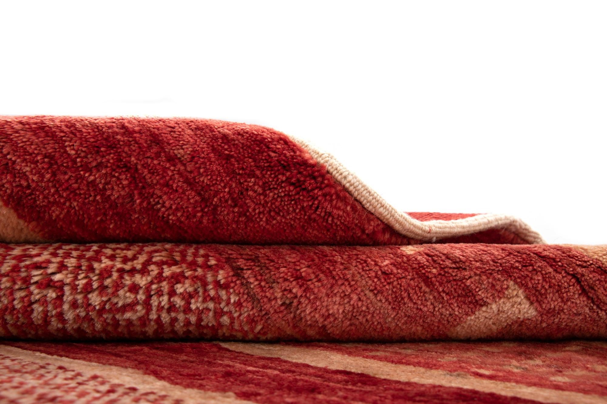 4' 3 x 6' Hand Knotted Kashkuli Persian Rug