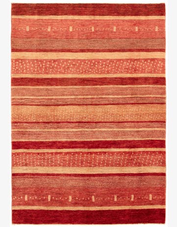 4' 3 x 6' Hand Knotted Kashkuli Persian Rug