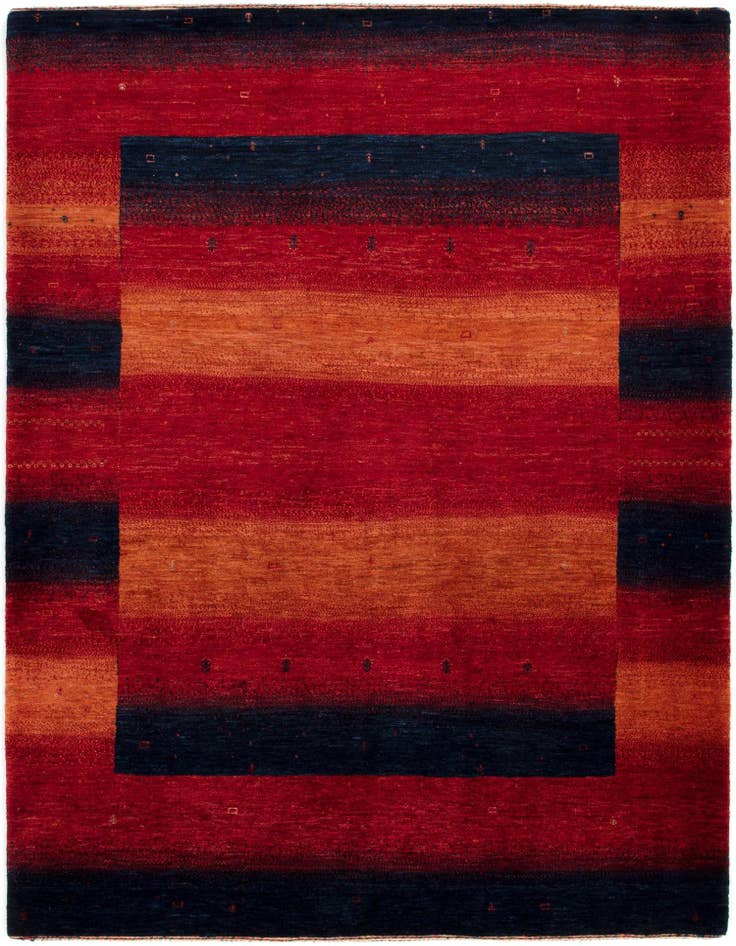 Detail image of 4' 11 x 6' 7 Hand Knotted Kashkuli Persian Rug