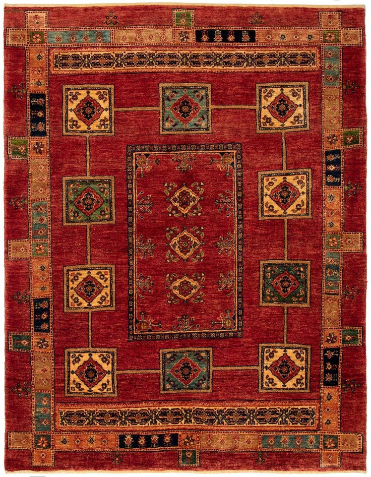 Detail image of 4' 11 x 7' 3 Kashkuli Rug