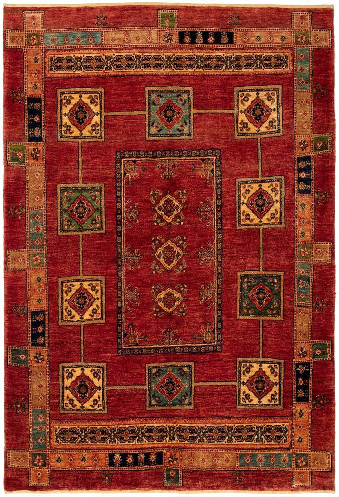 4' 11 x 7' 3 Kashkuli Rug