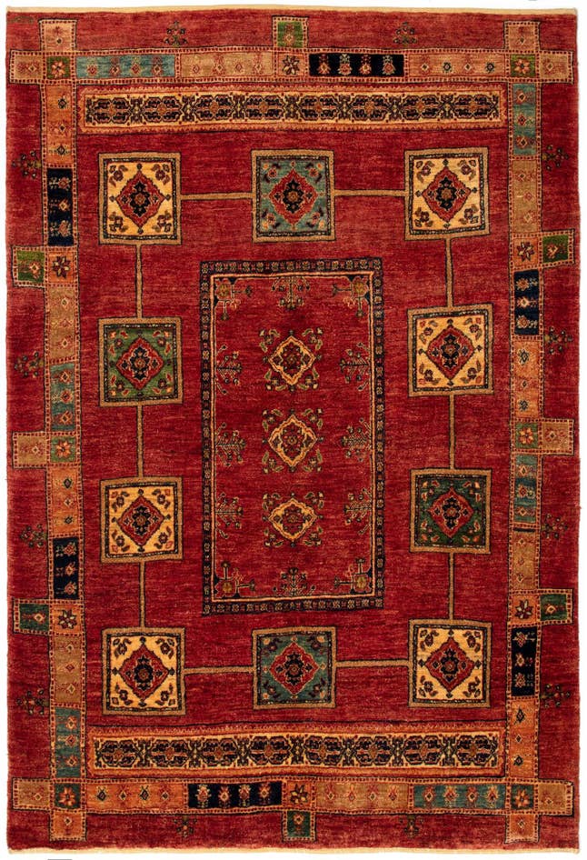 Detail image of 4' 11 x 7' 3 Kashkuli Rug