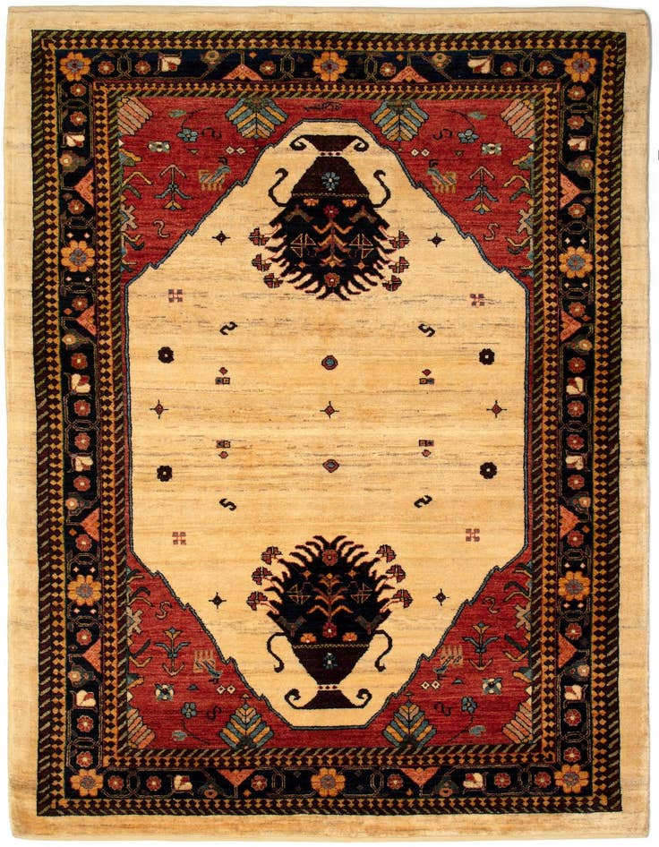 Detail image of 4' 11 x 6' 11 Kashkuli Rug
