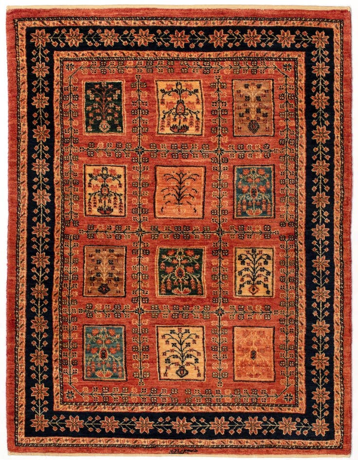 Detail image of 3' 4 x 4' 9 Kashkuli Rug