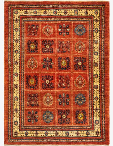 3' 8 x 5' 1 Kashkuli Wool Rug