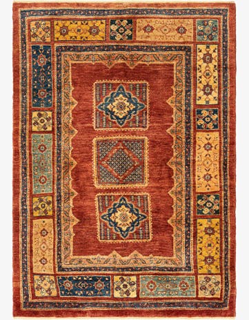 3' 8 x 5' 2 Kashkuli Wool Rug