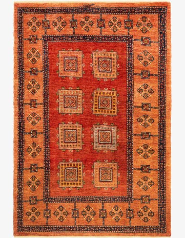 3' 5 x 5' 3 Kashkuli Wool Rug