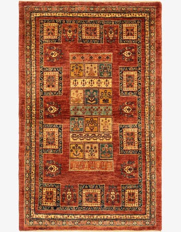 3' 7 x 5' 9 Kashkuli Wool Rug