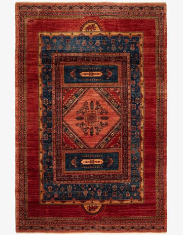 7' x 10' 8 Kashkuli Rug