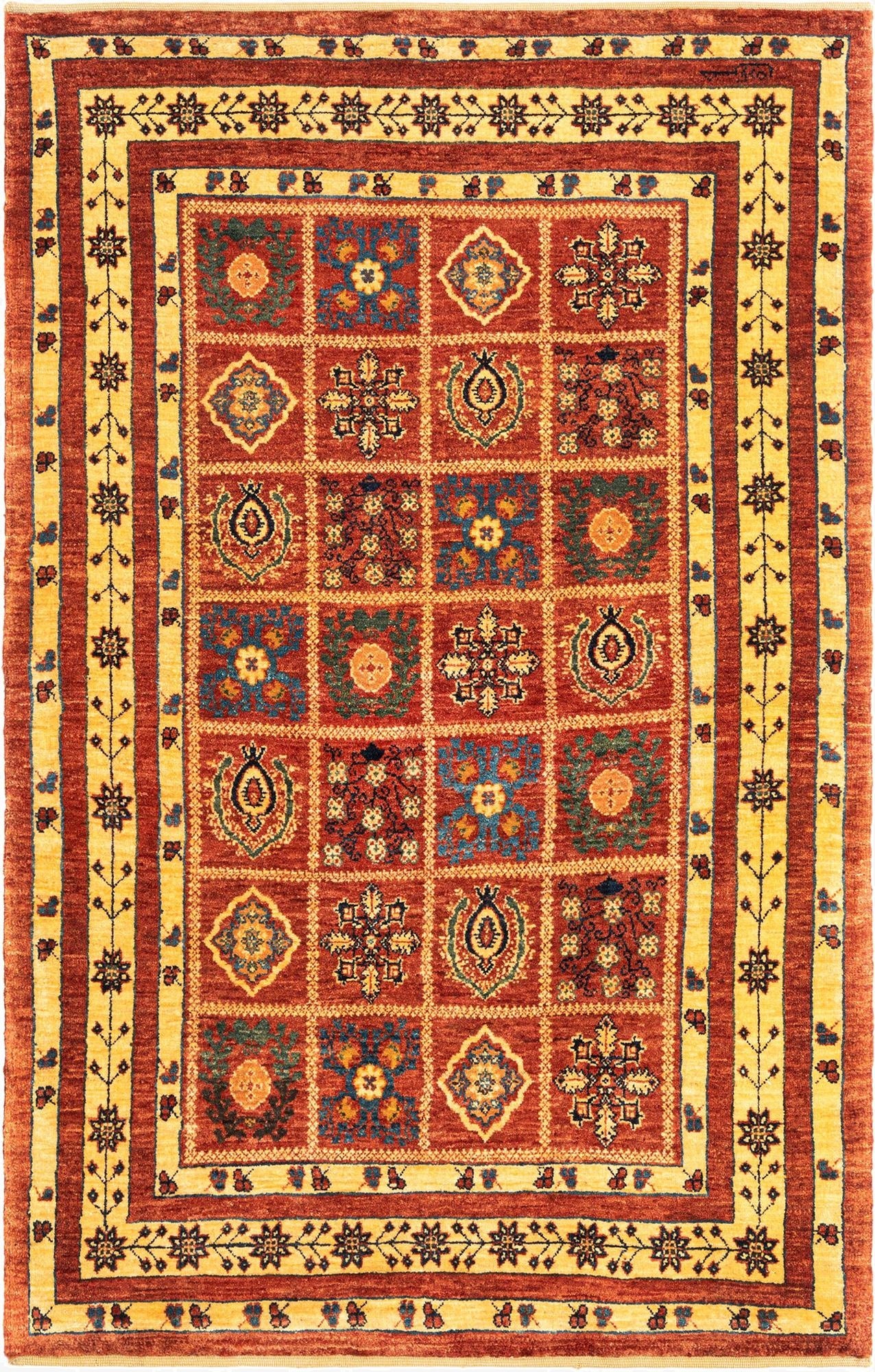 3' 3 x 5' 1 Kashkuli Wool Rug