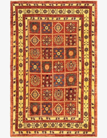 3' 3 x 5' 1 Kashkuli Wool Rug