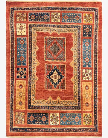 3' 6 x 4' 11 Kashkuli Wool Rug