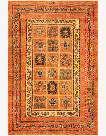 3' 8 x 5' 6 Kashkuli Wool Rug