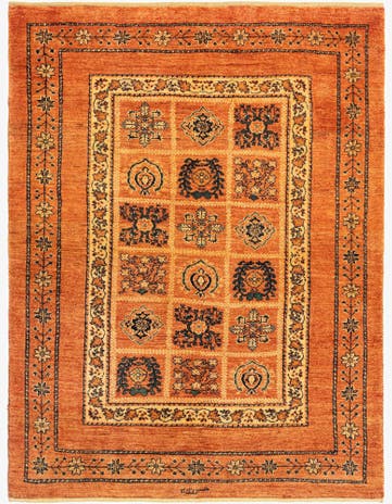 3' 7 x 4' 8 Kashkuli Wool Rug