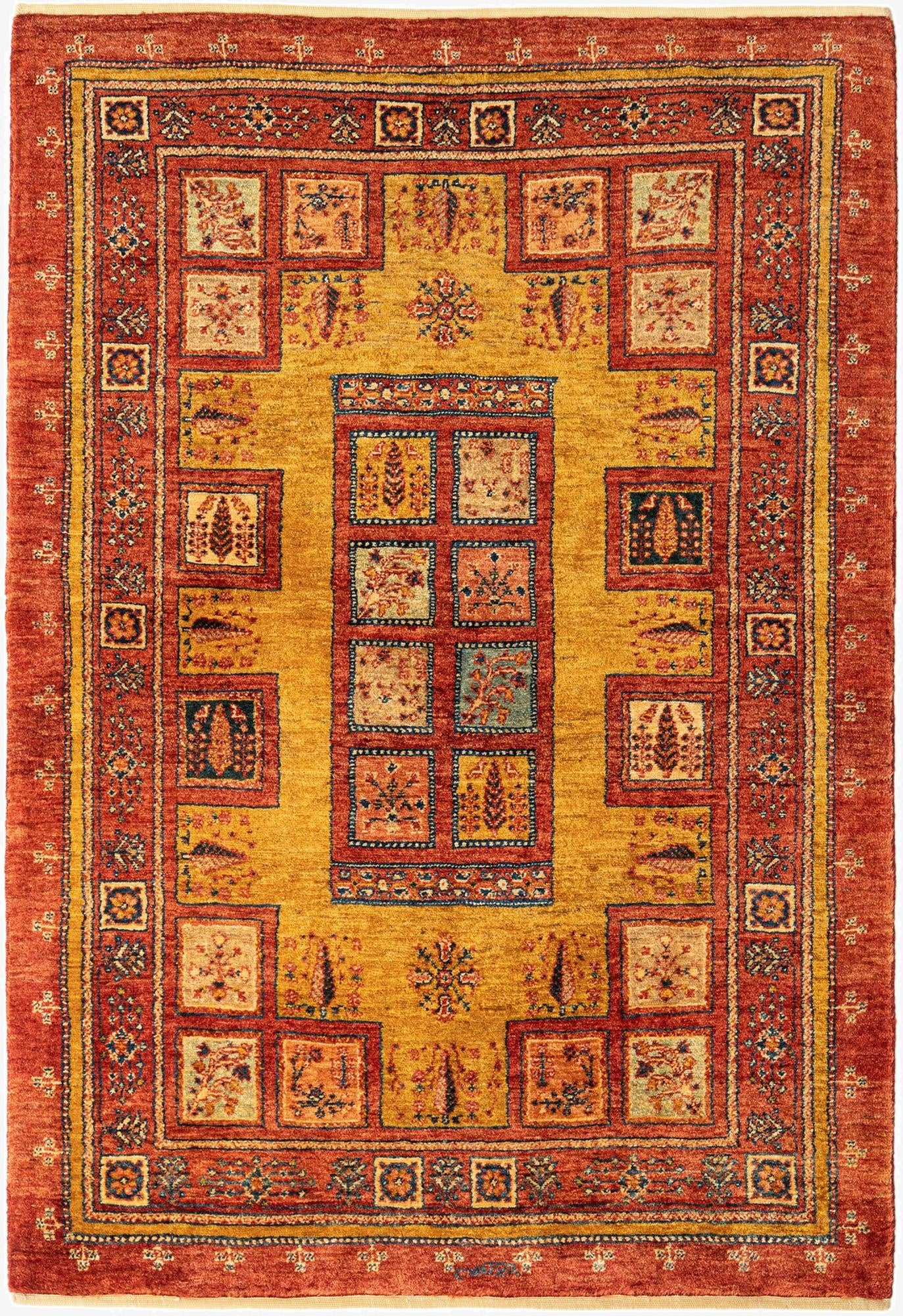 3' 7 x 5' 3 Kashkuli Wool Rug