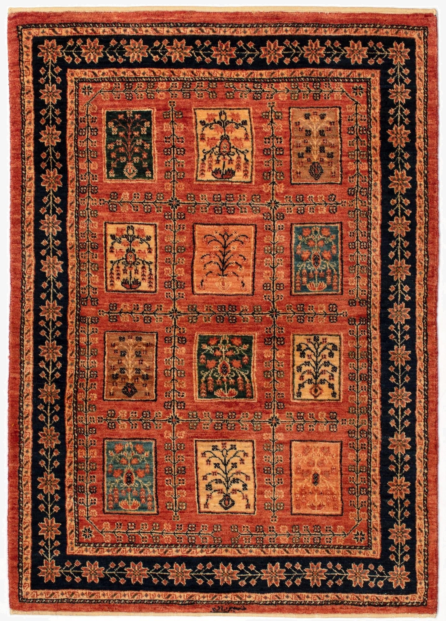 3' 4 x 4' 9 Kashkuli Rug