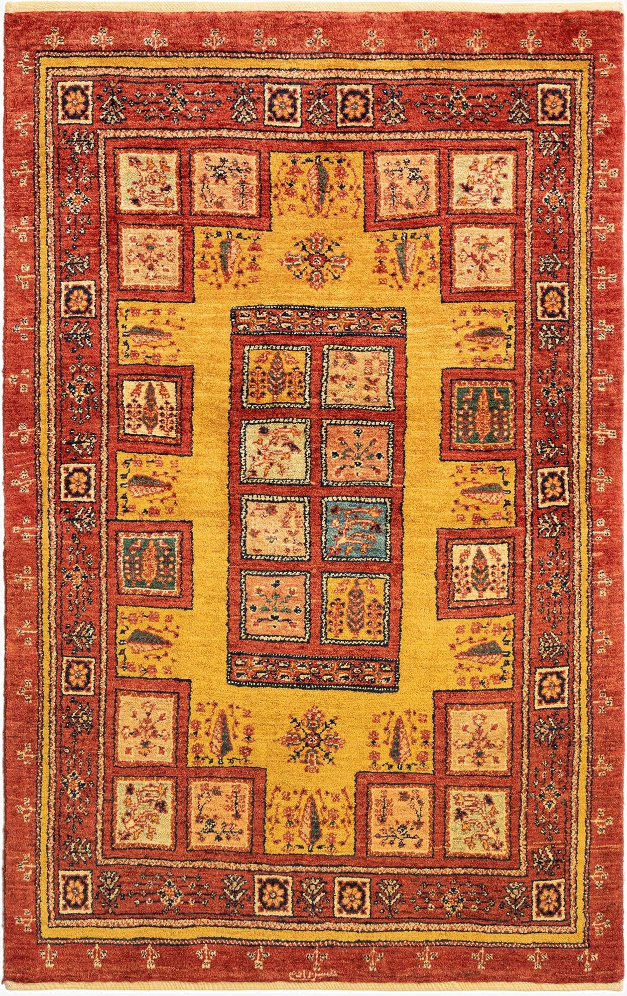 3' 3 x 5' 3 Kashkuli Wool Rug