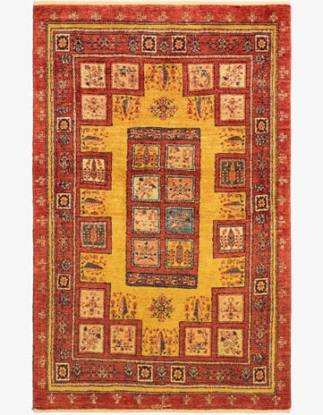 3' 3 x 5' 3 Kashkuli Wool Rug