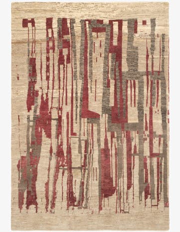 5' 9 x 8' 2 Kashkuli Wool Rug