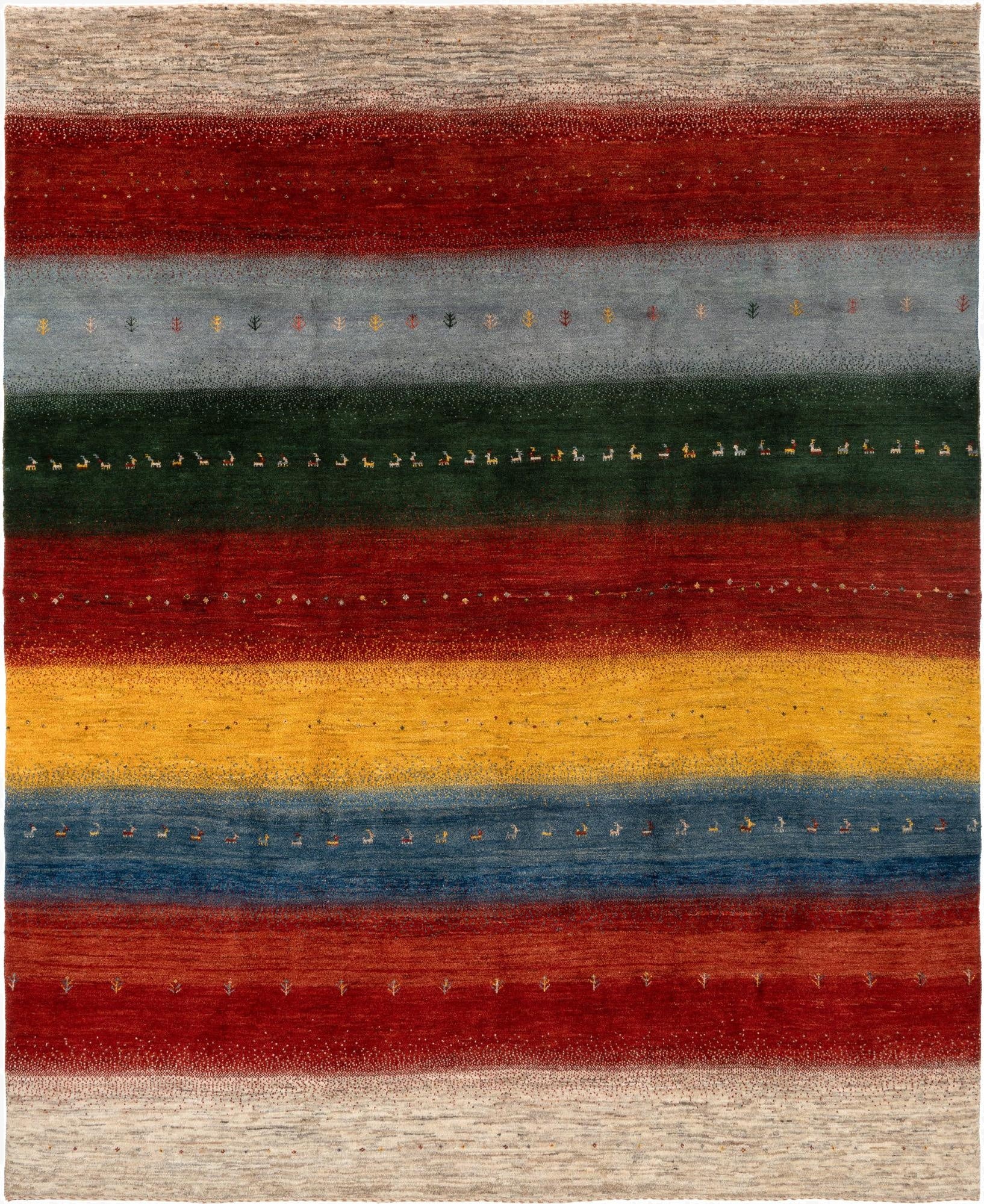 8' 2 x 9' 10 Kashkuli Wool Rug