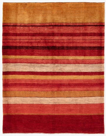 4' 11 x 6' 4 Hand Knotted Kashkuli Persian Rug