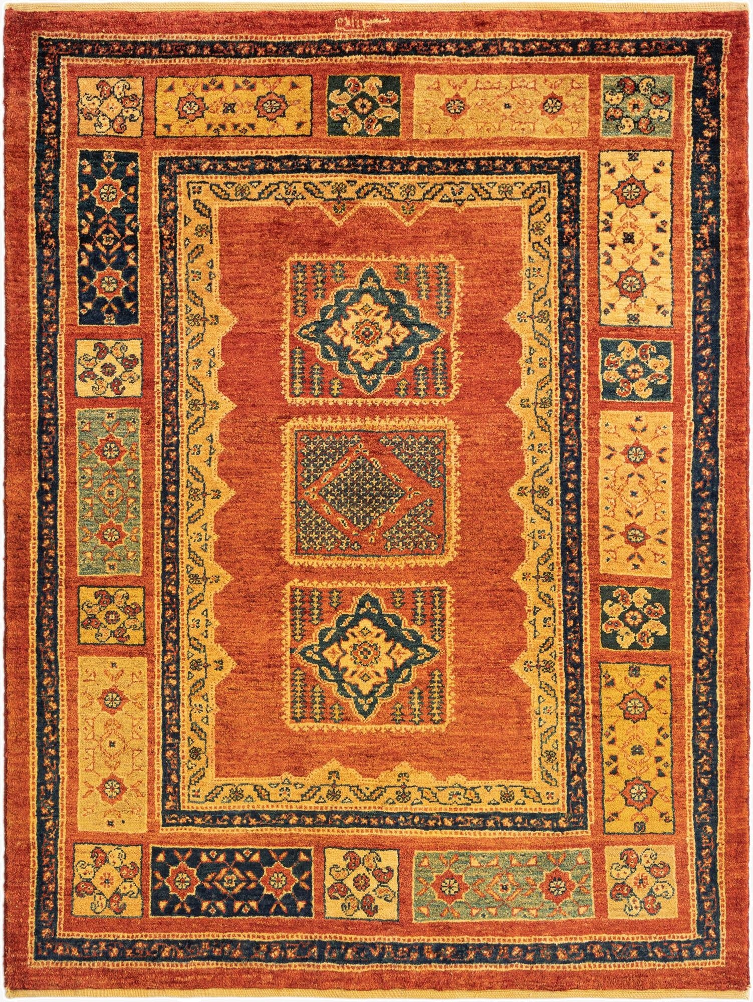 3' 8 x 4' 10 Kashkuli Wool Rug