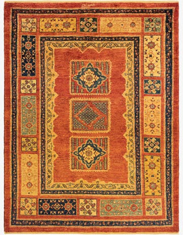 3' 8 x 4' 10 Kashkuli Wool Rug