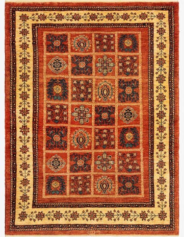 3' 9 x 5' 2 Kashkuli Wool Rug