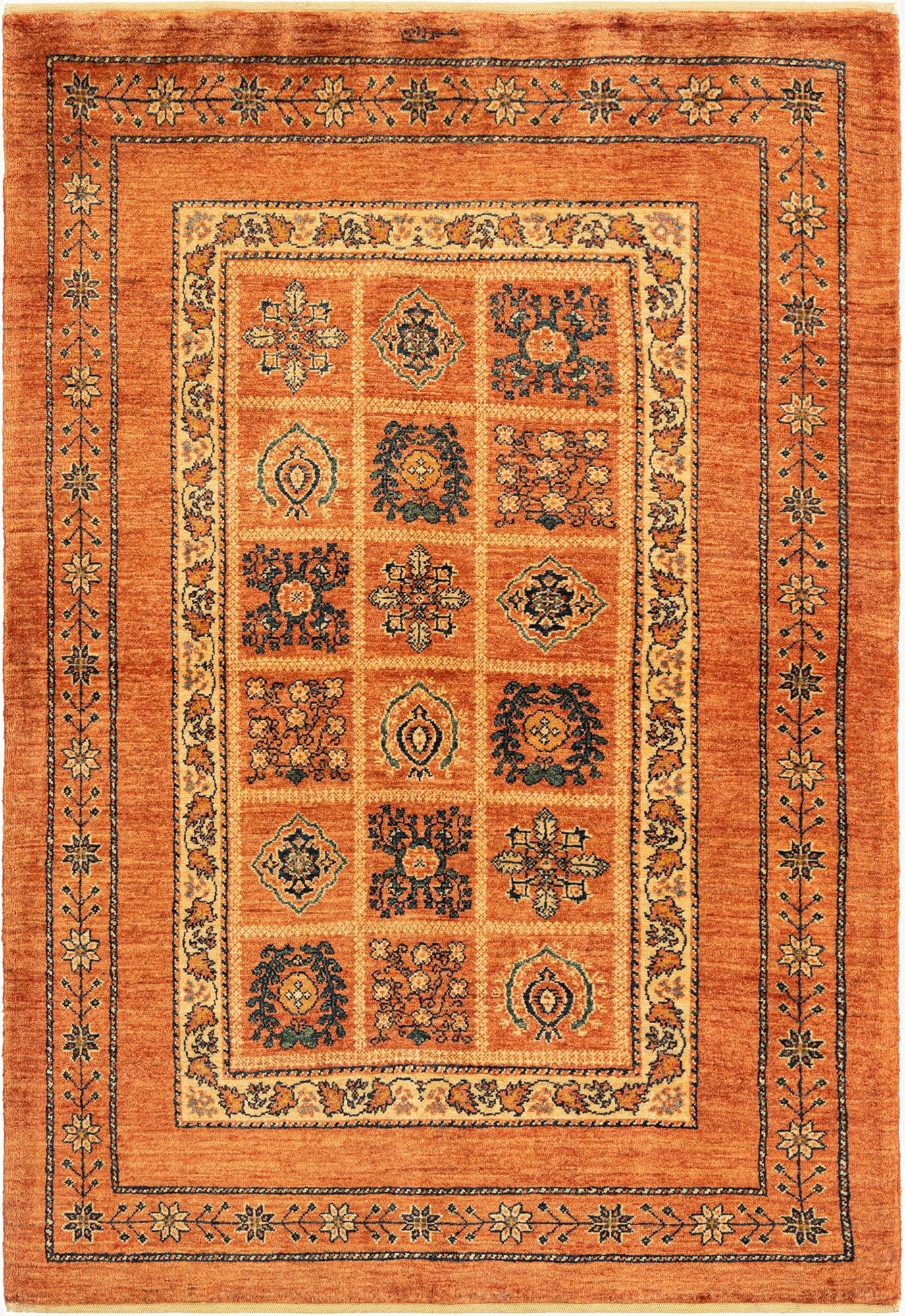 3' 7 x 5' 3 Kashkuli Wool Rug