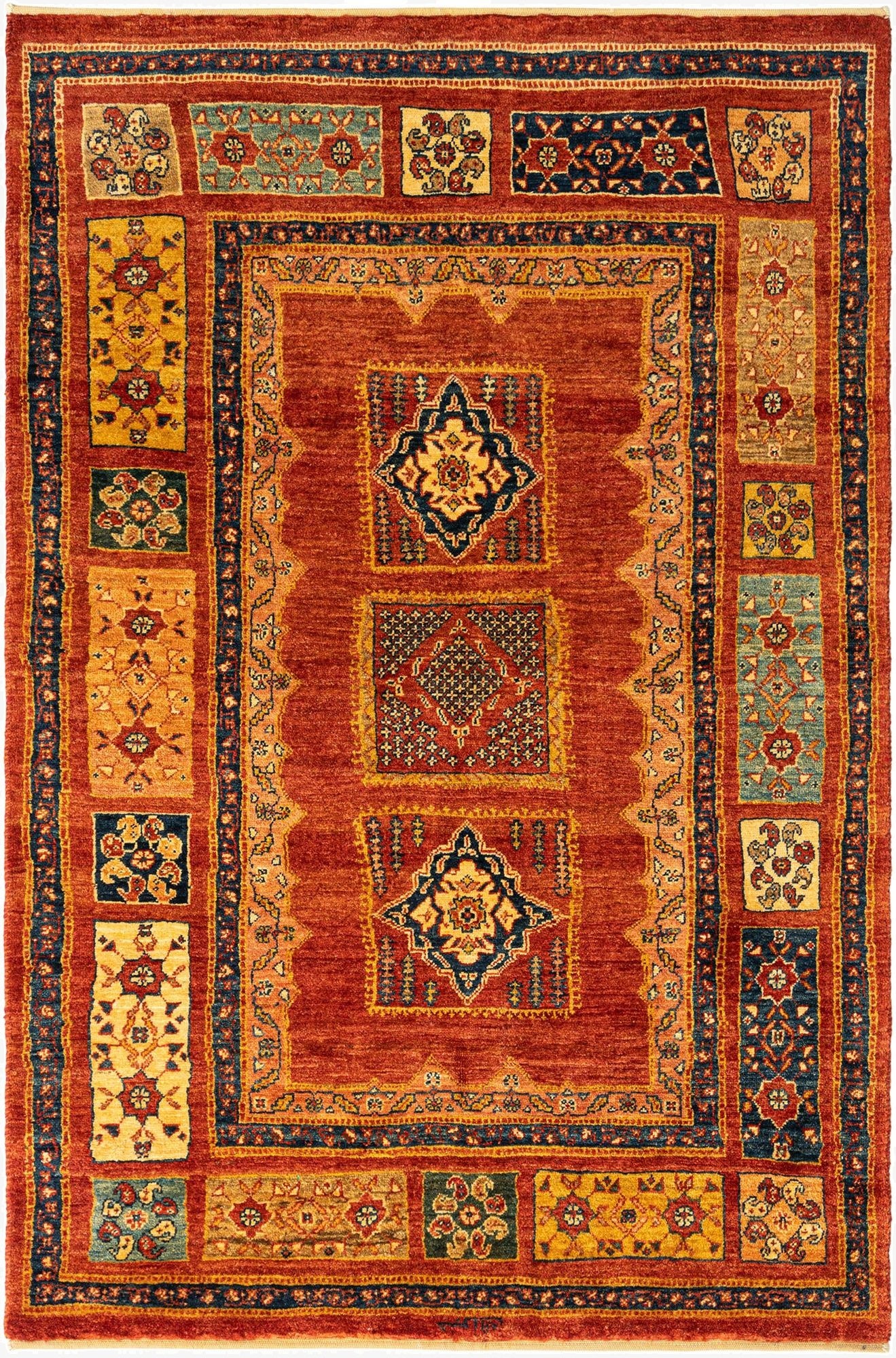 3' 7 x 5' 4 Kashkuli Wool Rug