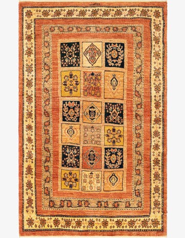 3' 5 x 5' 5 Kashkuli Wool Rug
