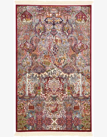 Red Kashmar Design Rug