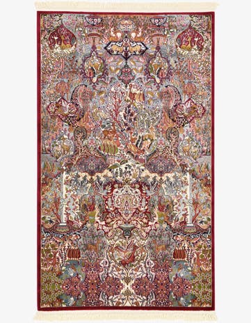 Red Kashmar Design Rug